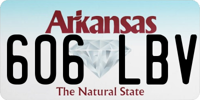 AR license plate 606LBV