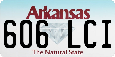 AR license plate 606LCI