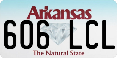 AR license plate 606LCL