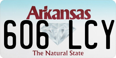 AR license plate 606LCY