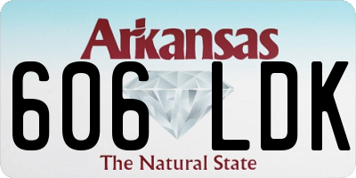 AR license plate 606LDK