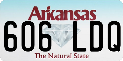 AR license plate 606LDQ