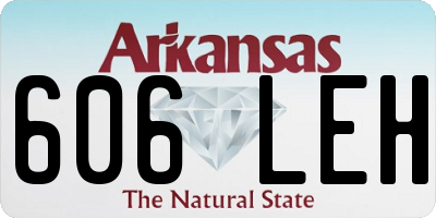 AR license plate 606LEH