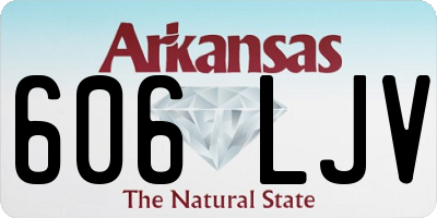 AR license plate 606LJV