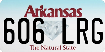 AR license plate 606LRG
