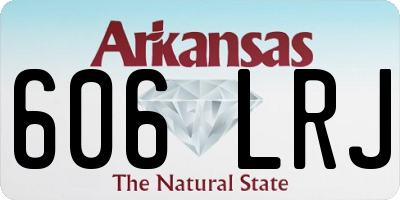 AR license plate 606LRJ
