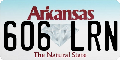AR license plate 606LRN