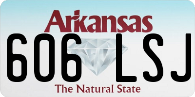 AR license plate 606LSJ