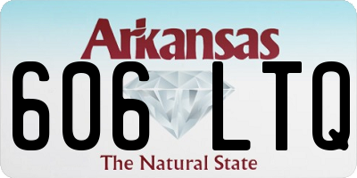 AR license plate 606LTQ