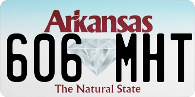 AR license plate 606MHT