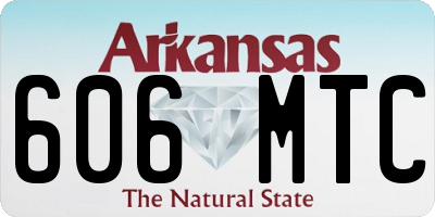 AR license plate 606MTC