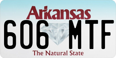 AR license plate 606MTF