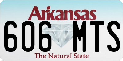 AR license plate 606MTS
