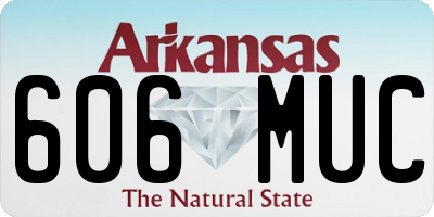 AR license plate 606MUC