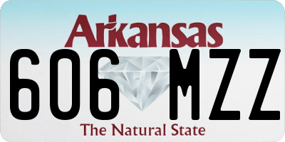 AR license plate 606MZZ