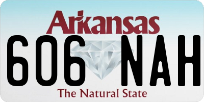 AR license plate 606NAH
