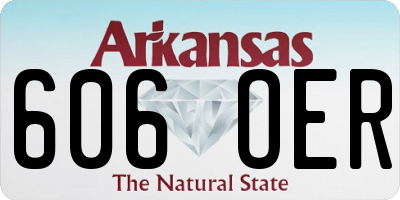AR license plate 606OER