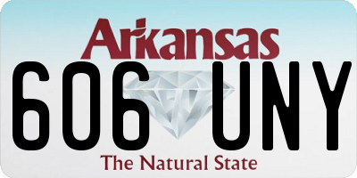 AR license plate 606UNY