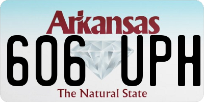 AR license plate 606UPH