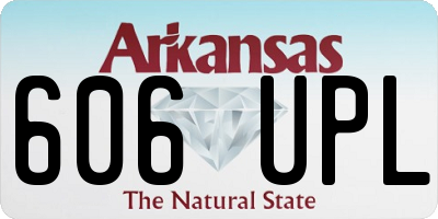 AR license plate 606UPL