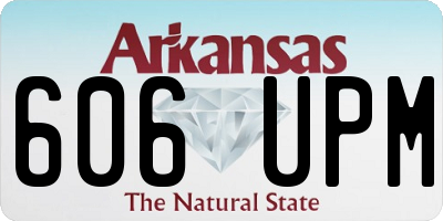 AR license plate 606UPM