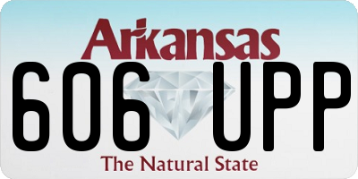 AR license plate 606UPP