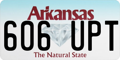 AR license plate 606UPT