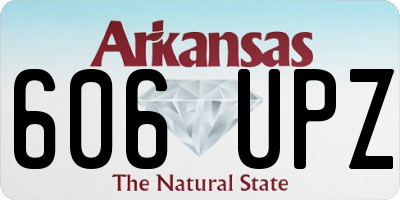 AR license plate 606UPZ