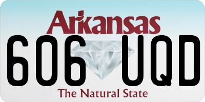 AR license plate 606UQD