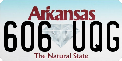 AR license plate 606UQG