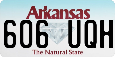 AR license plate 606UQH