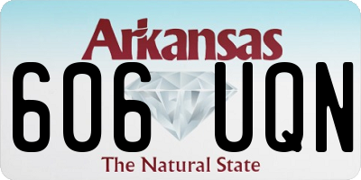 AR license plate 606UQN