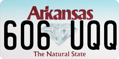 AR license plate 606UQQ