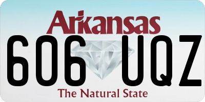 AR license plate 606UQZ