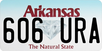 AR license plate 606URA
