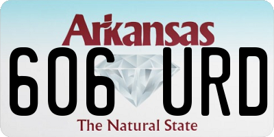 AR license plate 606URD