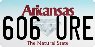 AR license plate 606URE