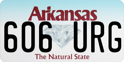 AR license plate 606URG
