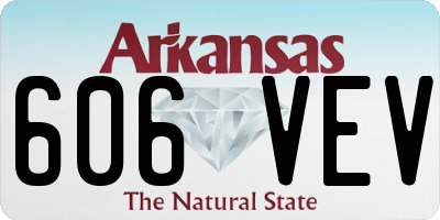 AR license plate 606VEV