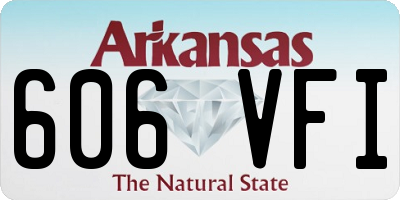 AR license plate 606VFI
