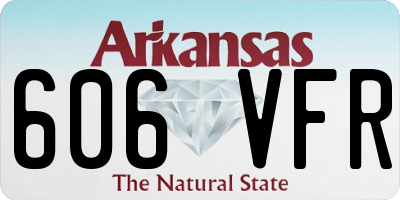 AR license plate 606VFR