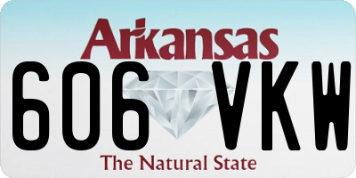 AR license plate 606VKW
