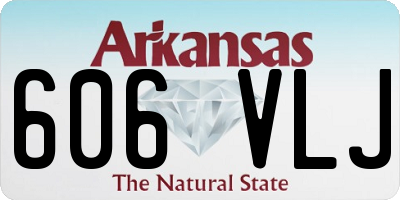 AR license plate 606VLJ