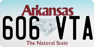 AR license plate 606VTA