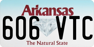 AR license plate 606VTC