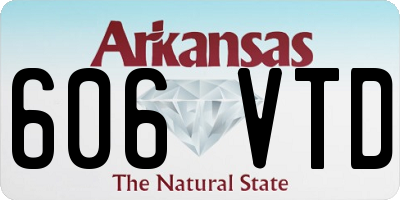 AR license plate 606VTD