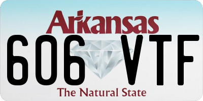 AR license plate 606VTF