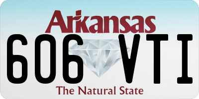 AR license plate 606VTI