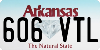 AR license plate 606VTL