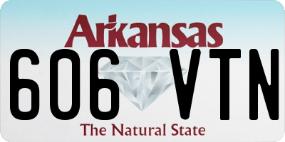 AR license plate 606VTN